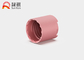 Cápsulas plásticas del color 18m m 20m m 24m m del disco del casquillo rosado del top para los cosméticos