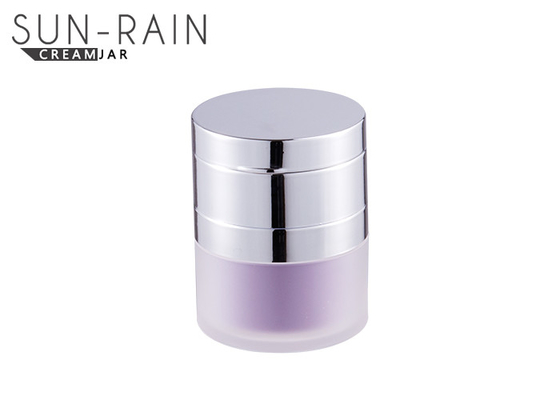 El cosmético plástico del ABS púrpura sacude el envase cosmético 30ml para el cuidado de piel SR-2158