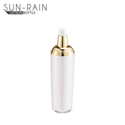 Botella determinada de la loción del cosmético que empaqueta 0.23cc con la botella plástica de la bomba del casquillo SR2263A del oro