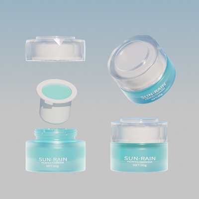 Impresión de logotipo Disponible Botella de vidrio para cosméticos Set de cuidado personal de la piel Crema para el cuidado de la piel Jar Botella de 30 ml Botella de goteo