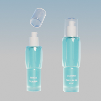Impresión de logotipo Disponible Botella de vidrio para cosméticos Set de cuidado personal de la piel Crema para el cuidado de la piel Jar Botella de 30 ml Botella de goteo