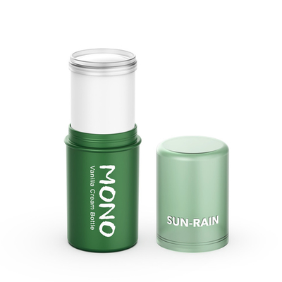 8g 15g Eco Friendly Vacío de PP Mono Todo de plástico de desodorante botella de palo para crema sólida