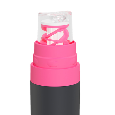 Contenedor de muestras mono plástico personalizado con abrigo de viaje Embalaje 5ml 8ml 10ml Botella de bomba mini sin aire