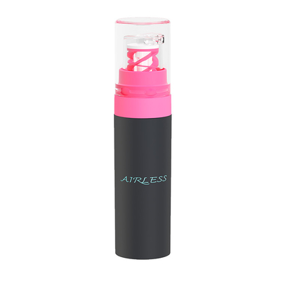 Contenedor de muestras mono plástico personalizado con abrigo de viaje Embalaje 5ml 8ml 10ml Botella de bomba mini sin aire