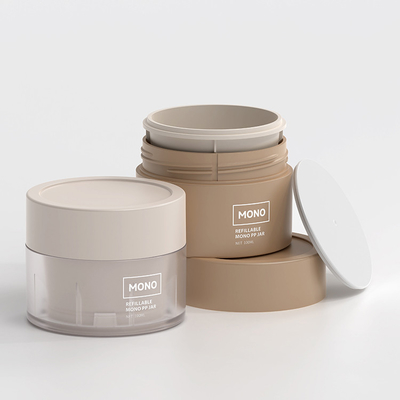 Envases de plástico de PP para crema cosmética envases para recipientes de 50 ml 100 ml 150 ml 200 ml