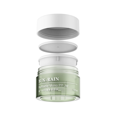 Envases de plástico de PP para crema cosmética envases para recipientes de 50 ml 100 ml 150 ml 200 ml