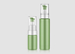 Las botellas verdes de la loción de la bomba del animal doméstico atornillan el empaquetado cosmético de la botella del animal doméstico